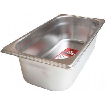 Stainless Steel Gastro Container - 1/3 - 100mm / 4"