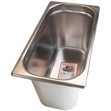 Stainless Steel Gastro Container - 1/3 - 200mm / 8"