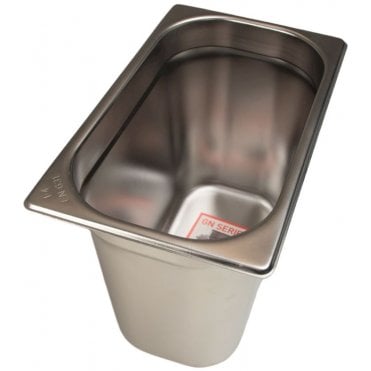 Stainless Steel Gastro Container - 1/4 - 200mm / 8"