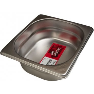 Stainless Steel Gastro Container - 1/6 - 65mm / 2.5"