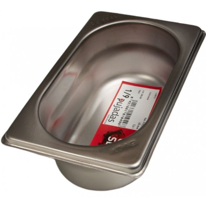 Pujadas Stainless Steel Gastro Container - 1/9 - 65mm / 2.5