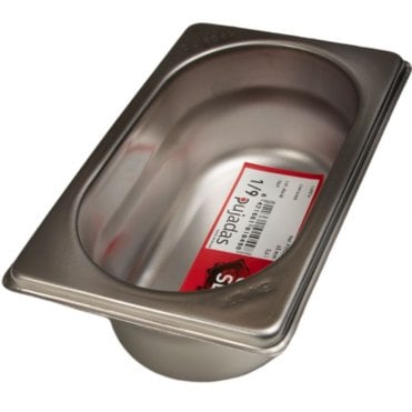 Stainless Steel Gastro Container - 1/9 - 65mm / 2.5"