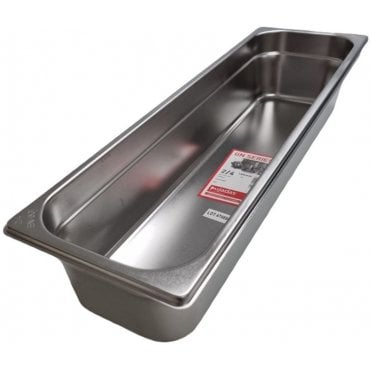 Stainless Steel Gastro Container - 2/4 - 100mm / 4"