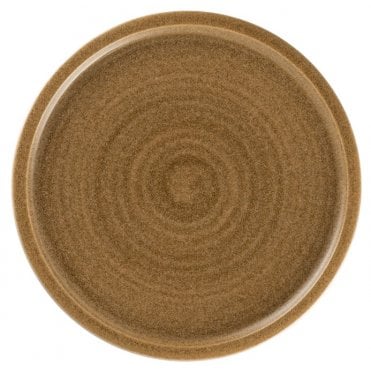 Ease Selva Autumn Brown Flat Coupe Plate 20.4cm (Box of 12)