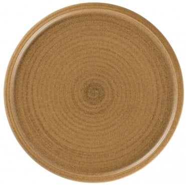 Ease Selva Autumn Brown Flat Coupe Plate 23.8cm (Box of 12)