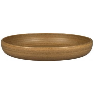 Ease Selva Autumn Brown Round Deep Plate 25.8cm (Box of 2)