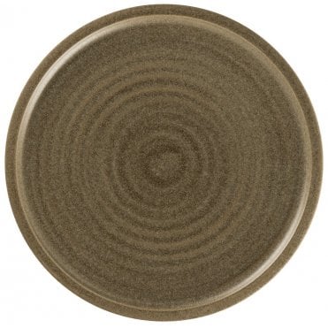 Ease Selva Dark Brown Flat Coupe Plate 16.2cm (Box of 24)