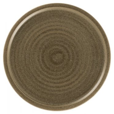 Ease Selva Dark Brown Flat Coupe Plate 20.4cm (Box of 12)