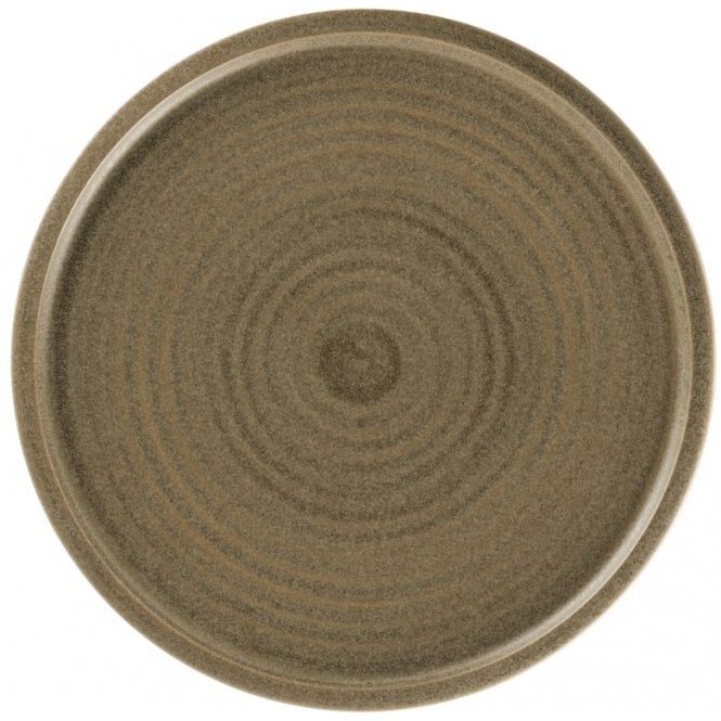 RAK Ease Selva Dark Brown Flat Coupe Plate 23.8cm (Box of 12)