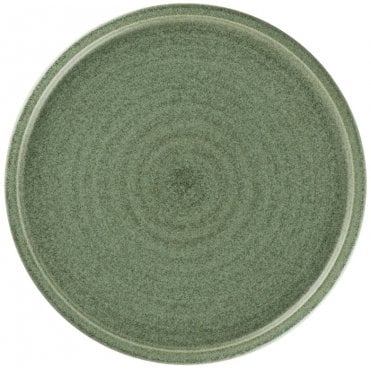 Ease Selva Dark Green Flat Coupe Plate 23.8cm (Box of 12)