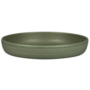 Ease Selva Dark Green Round Deep Plate 23.7cm (Box of 2)