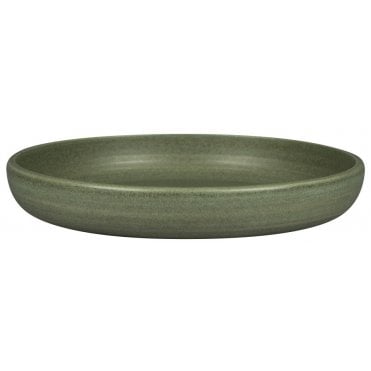 Ease Selva Dark Green Round Deep Plate 25.8cm (Box of 2)
