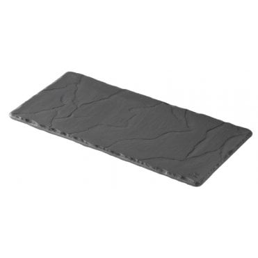 Basalt 25x12cm/10x5"  Rectangular Tray Matt Slate (Box Of 6)