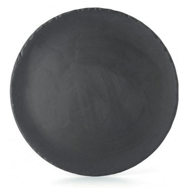 Basalt 28cm/11" Round Plate Matt Slate (Box Of 6)