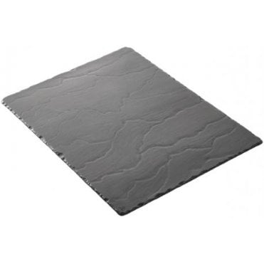 Basalt 40x30cm/16x12" Rectangular Tray Matt Slate (Box Of 6)