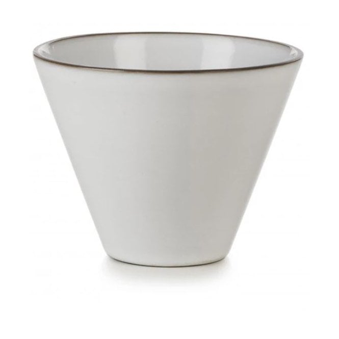 Revol  Equinoxe Conik Bowl Pepper White- 8.75 Oz (Box Of 4)