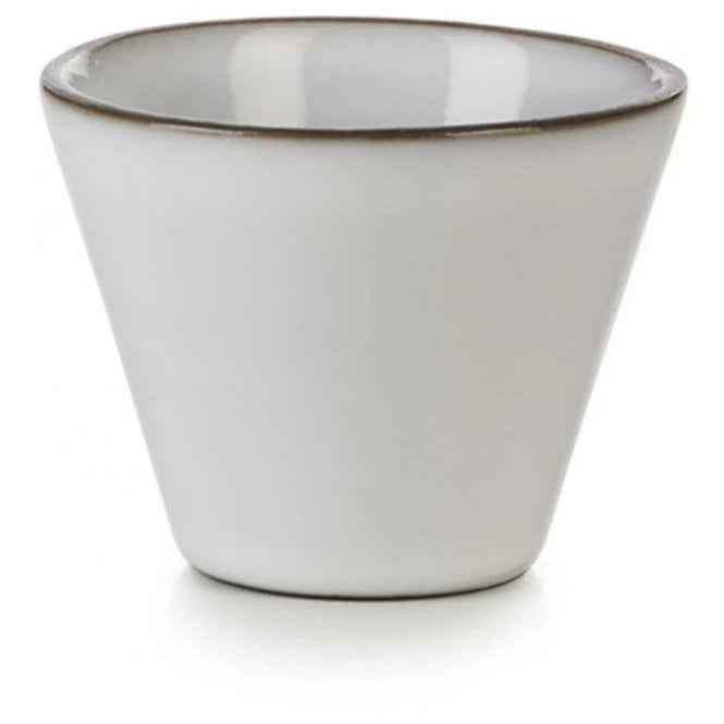 Revol  Equinoxe Conik Bowl Pepper White Plate- 1.75 Oz (Box Of 6)