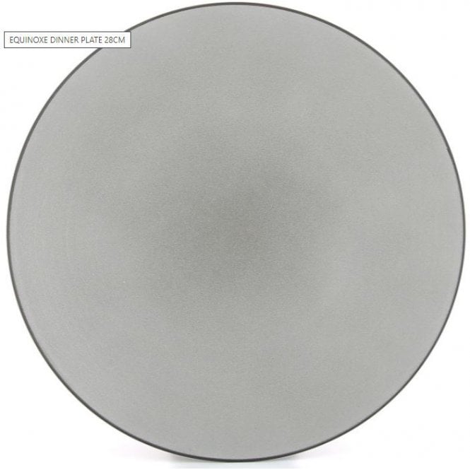 Revol  Equinoxe Dinner Plate Pepper White- 28 Cm (Box Of 6)