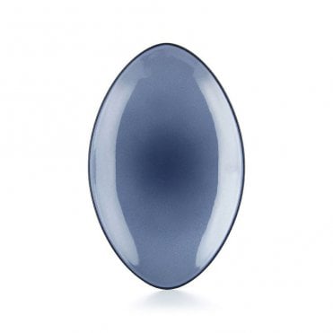 Revol Equinoxe Oval Plate Cirrus Blue - 34 Cm (Box Of 4)