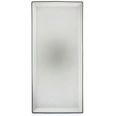 Revol Equinoxe Rectangular Pepper White Plate - 32.5 X 15 Cm (Box Of 6)