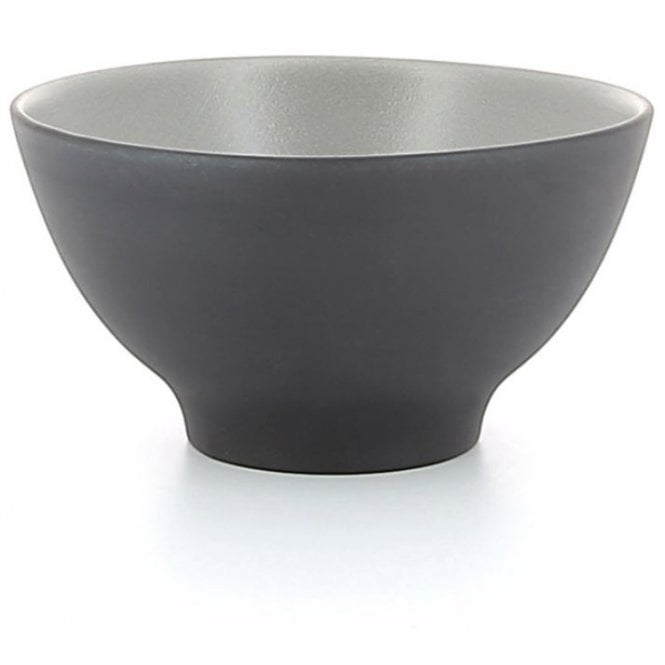Revol  Equinoxe Rice Bowl Pepper White Plate- 10.5 Oz (Box Of 6)