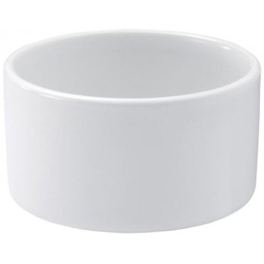 Ramekin Unfluted 3oz White (Box Of 12)