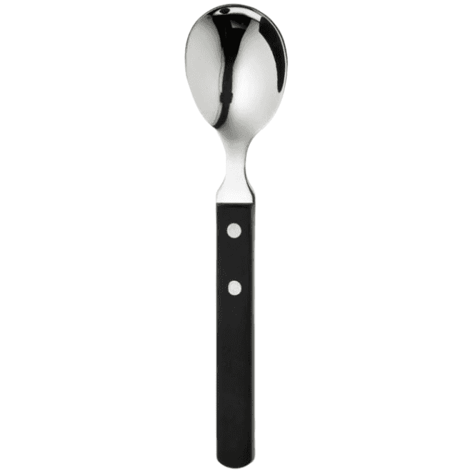 Robert Welch Trattoria Dessert Spoon Black Handle 18/10 (Pack Of 12)