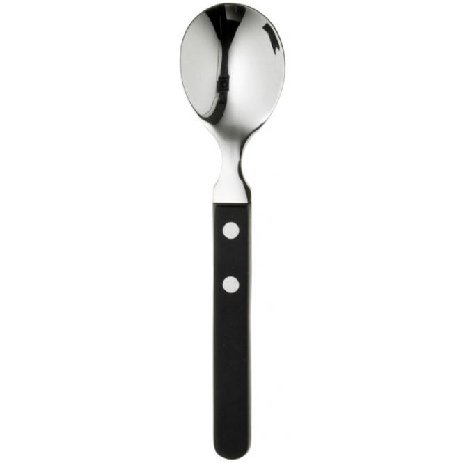 Robert Welch Trattoria Soup Spoon Black Handle 18/10 (Pack Of 12)