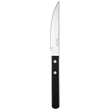 Trattoria Steak Knife Black Handle 18/10 (Pack Of 12)