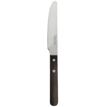 Trattoria Table Knife Black Handle 18/10 (Pack Of 12)