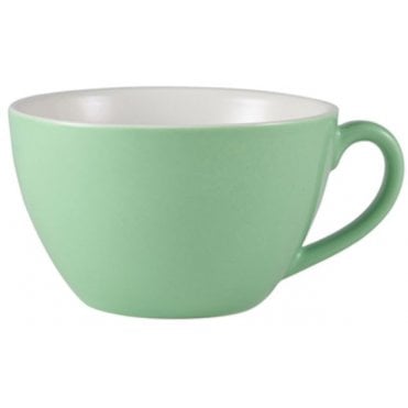 Royal Genware Bowl Shape Cup - 12oz / 34cl Green (Box Of 6)