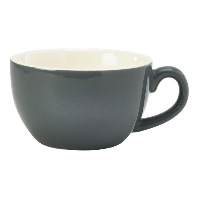 Genware Royal  Bowl Shape Cup - 6oz / 17.5cl Grey (Box Of 6)