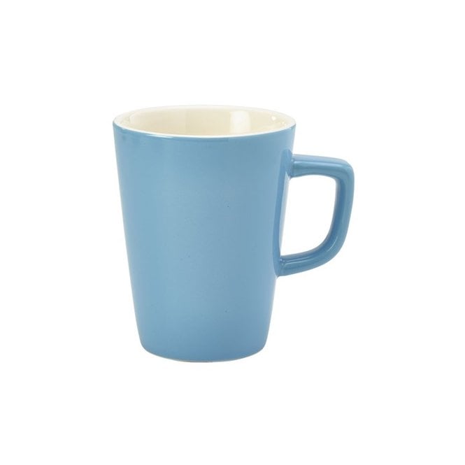 Genware Royal  Latte Mug - 12oz / 34cl Blue (Box Of 6)