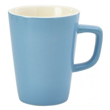 Royal Genware Latte Mug - 12oz / 34cl Blue (Box Of 6)