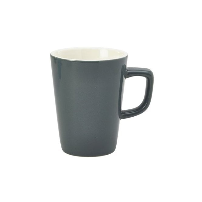 Genware Royal  Latte Mug - 12oz / 34cl Grey (Box Of 6)