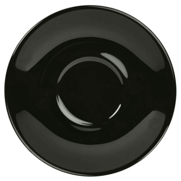 Royal Genware Saucer - 4.7" / 12cm Black (Box Of 6)