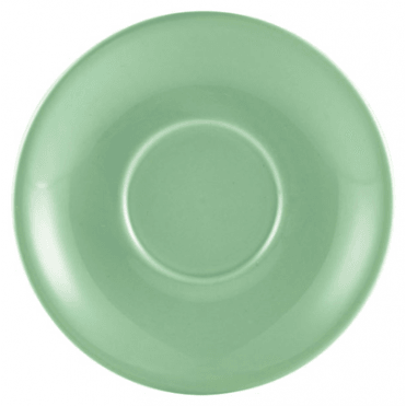 Royal Genware Saucer - 6.2" / 16cm Green (Box Of 6)