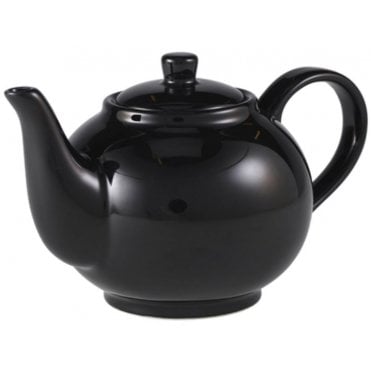 Royal Genware Teapot - 15.75oz / 45cl Black (Box Of 6)
