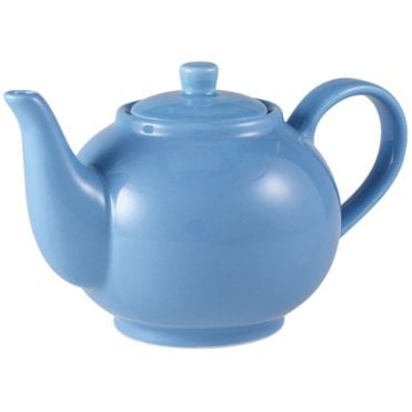 Royal Genware Teapot - 15.75oz / 45cl Blue (Box Of 6)