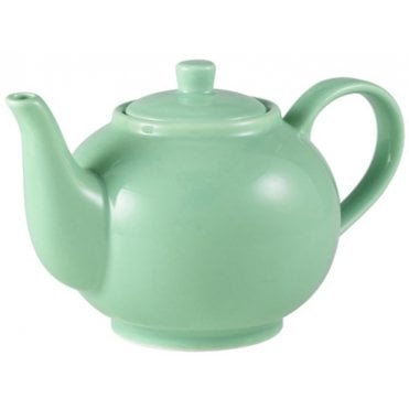 Royal Genware Teapot - 15.75oz / 45cl Green (Box Of 6)