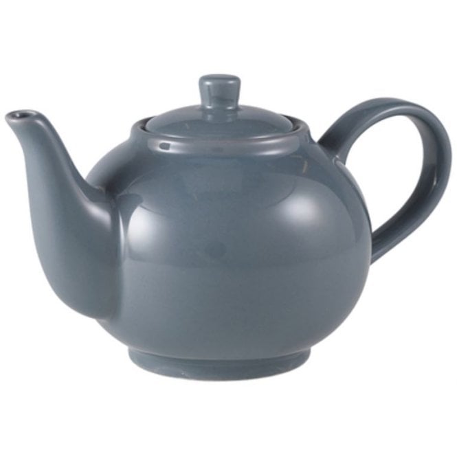 Genware Royal  Teapot - 15.75oz / 45cl Grey (Box Of 6)