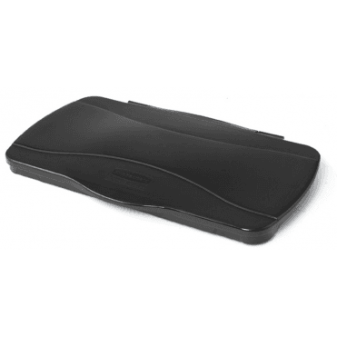 Black Hinged Slim Jim Bin Lid