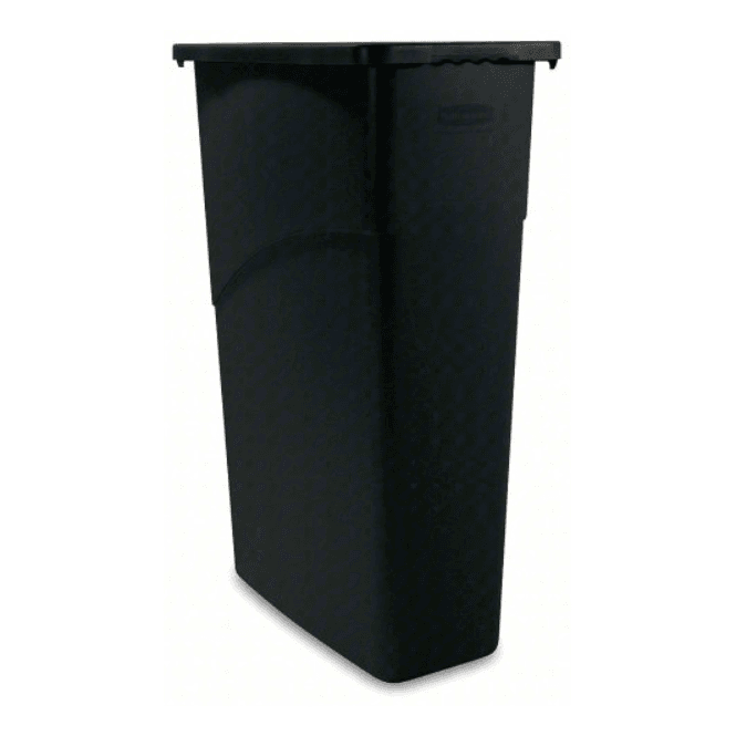 Rubbermaid  Black Slim Jim Bin 87L