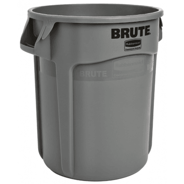 Grey Round BRUTE™ Container 75.7L