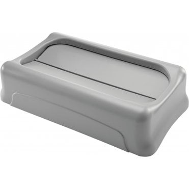 Rubbermaid Slim Jim Grey Swing Lid