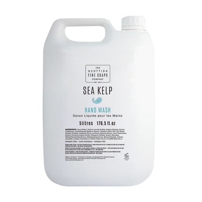 Scottish Fine Soaps Sea Kelp Hand Soap, 5l Bottle Refill (Pack Of 2)