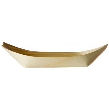 Bamboo Display Boat 19cm / 7.5" (Pack Of 1000)