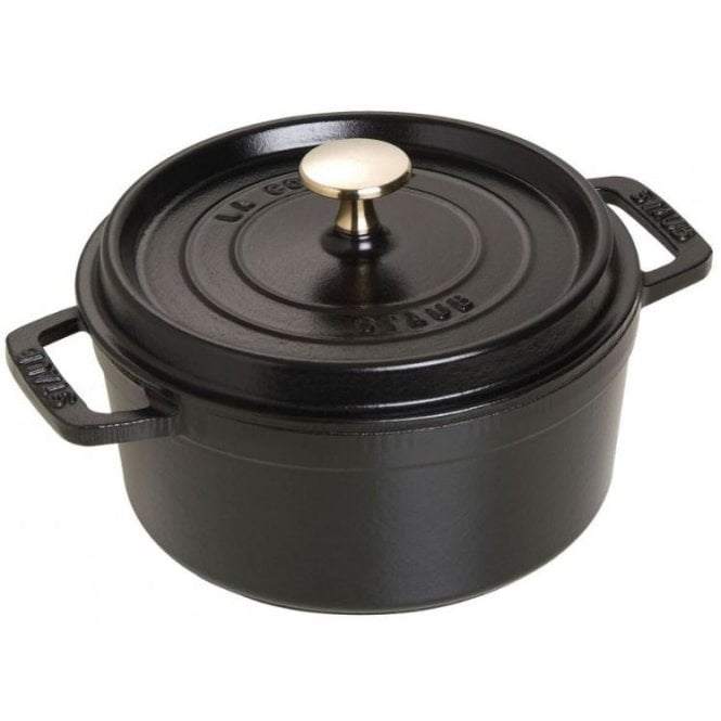 Staub  Cast Iron  Black Cocotte 18cm / 7