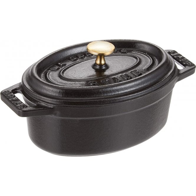 Staub  Cast Iron Oval Cocotte Black (11cm / 4.5