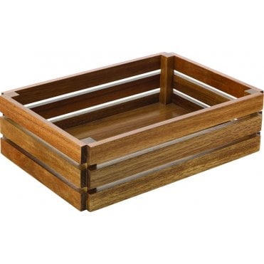 Acacia Large Crate 12.5 X 8.5" (32 X 22cm)